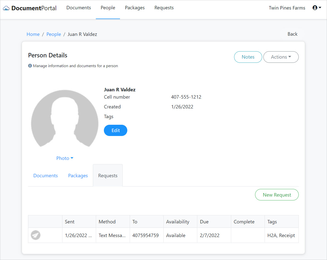 Person Details – Document Portal, LLC